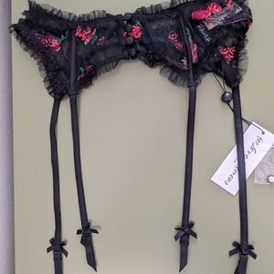 Victoria's Secret For Love and Lemons Rosebud Garter Belt, medium